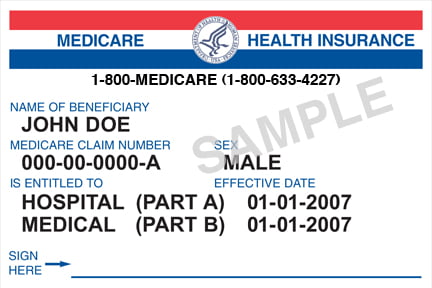 Medicare Card Image