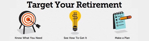 Icon: target your retirement