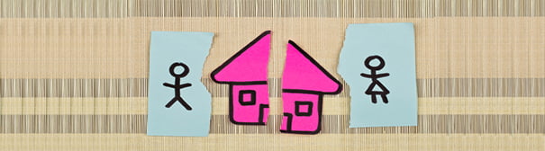 Graphic: Split in half pink house
