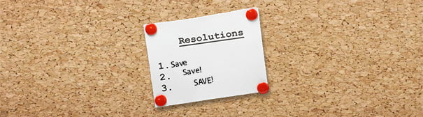 New Year's Resolution: Save!