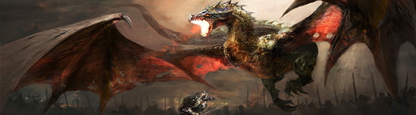 Illustration of dragon